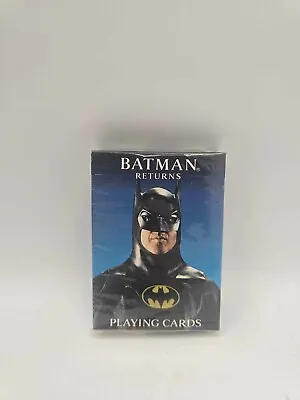 Vintage 1992 BATMAN RETURNS Playing Cards Deck Of Movie. Still Sealed  • $10.99