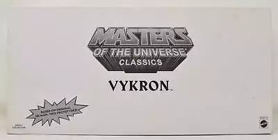 Masters Of The Universe MOTU Classics 30th Vykron Mattell 2012 New NIB • $110