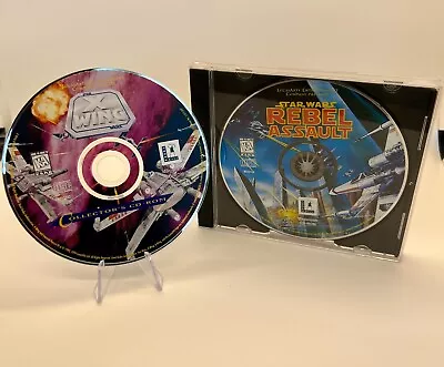 VINTAGE Star Wars X-wing Collector's & Rebel Assault Macintosh CD-ROM Games • $9.99