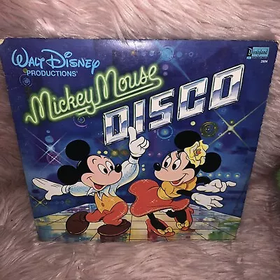 Mickey Mouse Disco Vinyl LP Record 1979 Disneyland 2504 Disney Music • $8.91