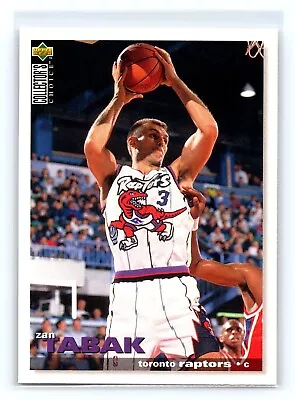 1995 Collector's Choice Zan Tabak    #310 Toronto Raptors • $1.70