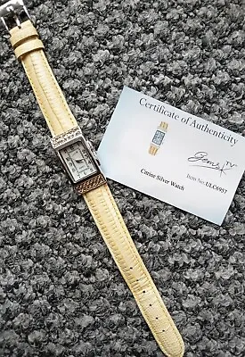 925 Sterling Silver & Citrine Watch Wristwatch (Gems TV +Cert) • £45