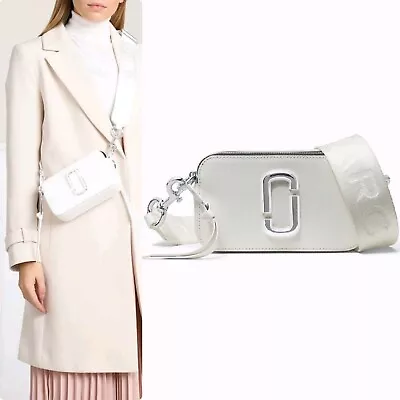 Marc Jacobs Snapshot DTM WHITE Small Camera Bag Crossbody [M0014867] • $249