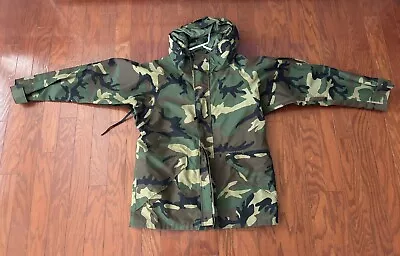 US ARMY Parka ECWCS Cold Weather GORE-TEX Camouflage Medium Rg. Jacket MILITARY • $105