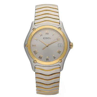$1150 • Buy Ebel Classic Wave E1187F41 18k Yellow Gold Steel 38mm Swiss Quartz Men's Watch