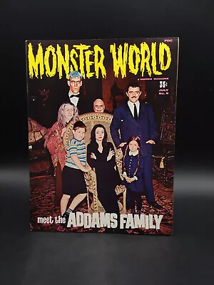 Monster World Magazine #9 July 1966 The Addams Family • $24.95