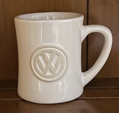$24.99 • Buy Volkswagen Coffee Mug Cup Emblem Logo Ceramic VW White Cafe Diner Auto Merch 3D