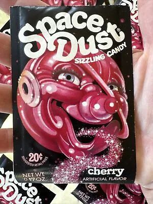 RARE Vintage 1970's SPACE DUST Sizzling Candy. Cherry Unopened/New 1 Pack • $19.99