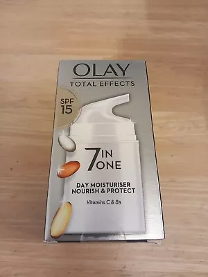 Olay Total Effects 7-In-One Day Moisturiser Nourish & Protect SPF 15 50ML • £11.50