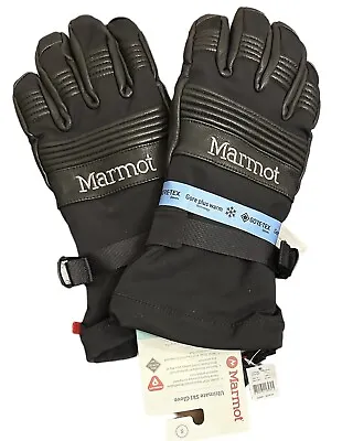 NWTs Marmot Gore-Tex Ultimate Ski Gloves. Black. Small (MSRP $226) • $89