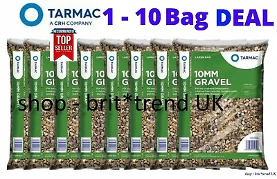 10mm Gravel 25kg Bags For Garden Edging Driveway Paths Pea Shingle Cement Mix • £15.79