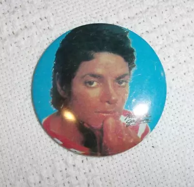 Vintage Pin Button: Young Michael Jackson Head Shot  • $3.99