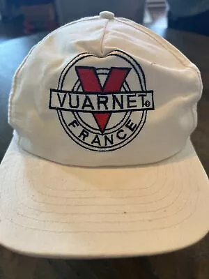 Vintage 1980’s VUARNET Sunglasses FRANCE WHITE Snapback Hat Cap French • $28.99