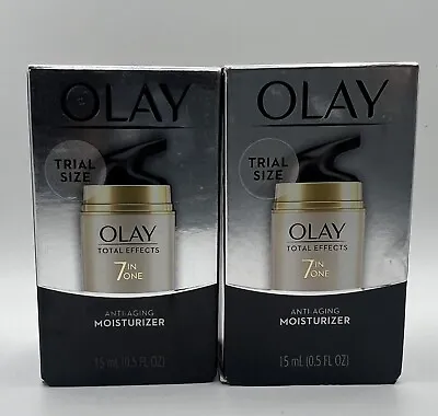 2 X Olay Total Effects 7 In One Facial Anti Aging Moisturizer Trial Size • $16.99