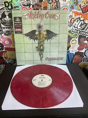 MOTLEY CRUE Dr Feelgood VG++ MAGMA RED VINYL  In Shrink With HYPE STICKER/1000 • $41.99