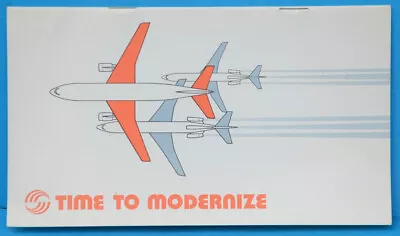AIRBUS INDUSTRIE A300 - Time To Modernize - Small Brochure - 1974 • $5