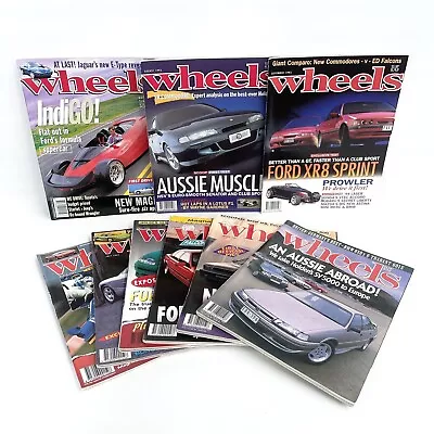 X9 Vintage Australian Wheels Magazine Bundle 1990-1996 • $79.95