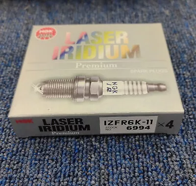 4pcs Laser Iridium Spark Plugs Fits For NGK Accord Civic CRV Acura IZFR6K11 6994 • $22.49