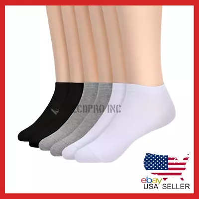 New Lot 12 Pairs Mens Womens Ankle Socks Cotton Low Cut Casual Crew Invisible US • $11.25