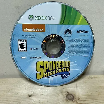 SpongeBob HeroPants (Microsoft Xbox 360 2015) Loose Disk Only Tested  • $12.99