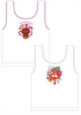 £3.99 • Buy Official Girls IN THE NIGHT GARDEN 2 Pack Vests 18 Months - 4 Years 
