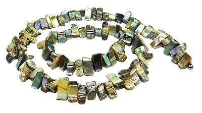 Abalone Beads Triangular Nuggets Shell Beads Cord For Mother Of Pearl Chain • £16.01