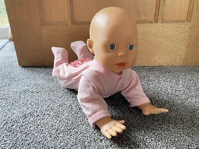 Rare Vintage 2006 Zapf Creation Crawling Chou Chou Baby Doll - Working • £59.99