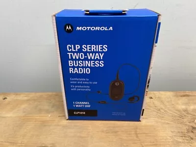 MOTOROLA CLP Series 2-Way Business Radio 1 Channel 1 Watt UHF CLP1010 • $159.99