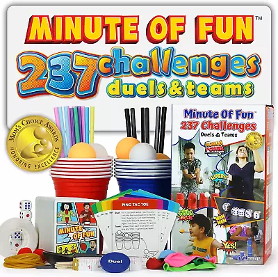 Minute Of Fun Party Game - Amazing 237 Minute To Win It Challenges For Duels • $35.99