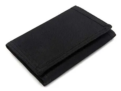 $10.64 • Buy Rfid Wallet Camouflage Nylon Trifold Wallets For MenMini Black