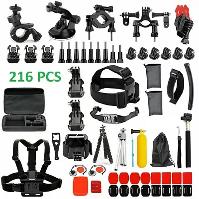 216pcs GOPRO Accessories Chest Head Monopod Float Mount For GoPro Hero 9 8 7 6 5 • $59