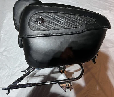 $499 • Buy 97-08 Harley Davidson Touring Road King Classic Detachable Leather Tour-Pak