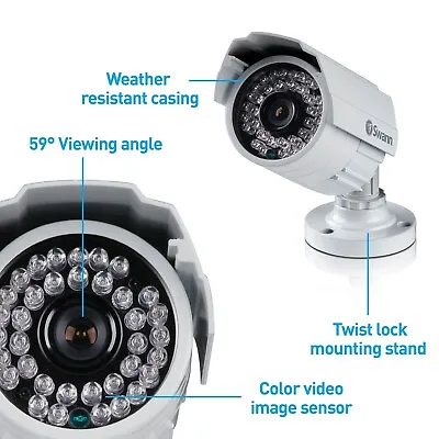 SWANN SRPRO PRO-842CAM-US 900TVL  High Resolution + Cable + Mounting Screws • $89.99