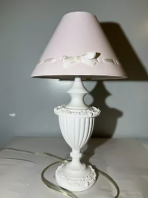 White Floral Design Lamp ©2006 CN BURMAN CO. L.L.C • $80