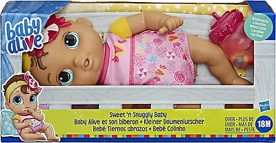Baby Alive Doll - Sweet N Snuggly Soft Baby Doll - Incl Bottle - First Baby Doll • $23.56