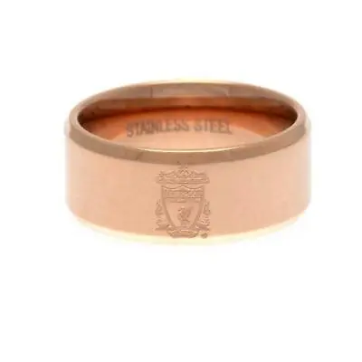 £29.99 • Buy Liverpool FC Rose Gold Plated Ring In 3 Sizes Official Merchandise