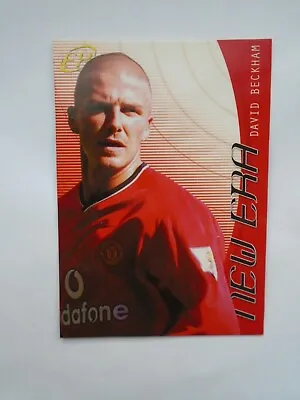 David Beckham Manchester United Card 2001 Futera Fx #38 New Era • £12.95