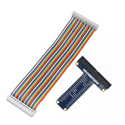 T-Type Expansion Board +GPIO Jumper Cable DIY Kit For Raspberry Pi 3 4 2B 3B D • $22.75