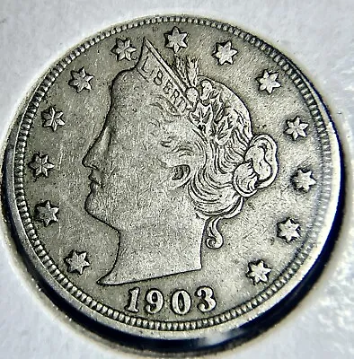 $40 • Buy 1903 Liberty V Nickel (lot#153mc447h3)