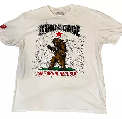 King Of The Cage Mens XXL T-Shirt California Republic Bear UFC MMA Eliminate • $12
