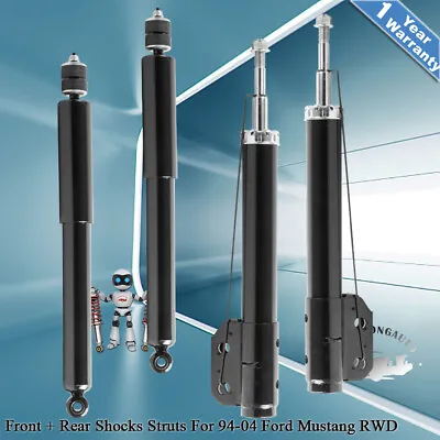 Set Front & Rear Shocks Absorber Struts For 1994-2004 Ford Mustang GT Base Coupe • $76.98