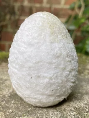 Vintage Unusual Little Weighty Solid Stone / Granite Egg Curio Interior Garden • £0.99