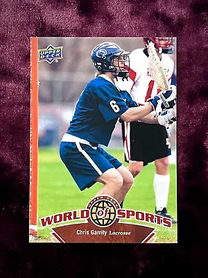 Chris Garrity 2010 Upper Deck MLL Lacrosse MINT Penn State Legends Rookie Jersey • $2.95