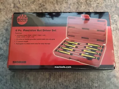 Mac Tools SNDM81B 8pc Precision Nut Driver Set 5/64 - 1/4 **C4** • $64.95