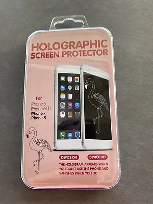 IPhone 6/7 / 8 Plus Holographic Silver Plastic Case New Albatross Hologram • $5