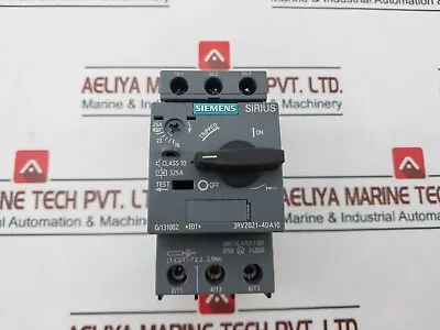 Siemens 3RV2021-4DA10 Motor Protection Circuit Breaker GB14048.2/.4/50Hz • $119.98