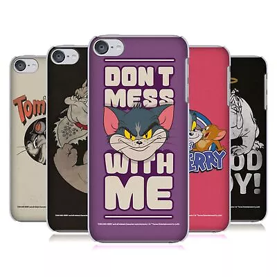 OFFICIAL TOM AND JERRY TYPOGRAPHY ART HARD BACK CASE FOR APPLE IPOD TOUCH MP3 • $32.95