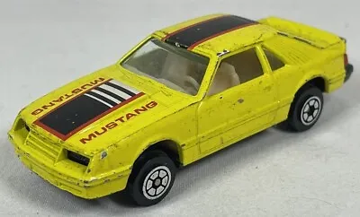 Vintage Yatming Yellow Mustang Pace Car No. 1028 Made In Thailand 1:64 Scale • $10.99