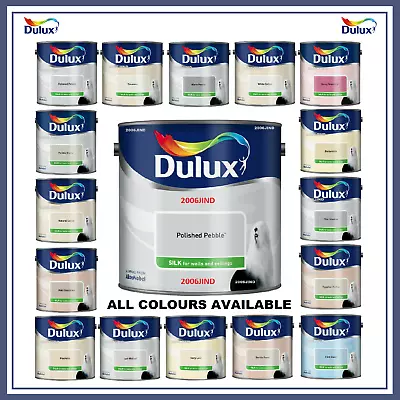 £22.97 • Buy Dulux Smooth Creamy Silk Paint ALL COLOURS 2.5 Litres - Walls & Ceiling 2.5L