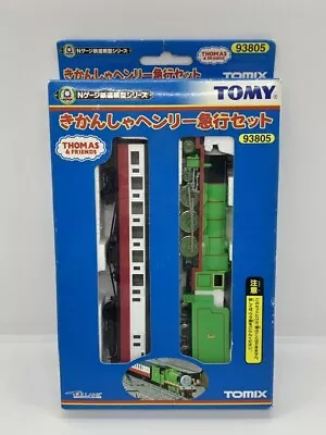 Thomas & Friends Henry Red EXPRESS COACH 93805 TOMIX N Scale TOMYTECH Motor OK • $298.99